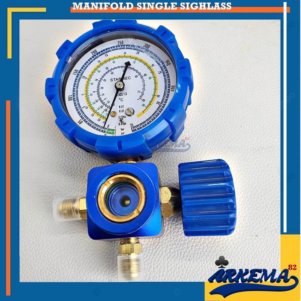 MANIFOLD SINGLE SIGHT GLASS |  MANIFOL / MANIPOL / ANALIZER / ANALISER MULTI PENGUKUR TEKANAN FREON | MANIFOLD