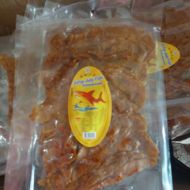 Sate Ikan - Sate Jelly Fish - keripik ikan Impor - Halal 120g
