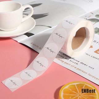 500pcs roll Stiker Label Kertas Tulisan Thank You Bentuk 500pcs roll Stiker Label Kertas Tulisan Thank You Bentuk