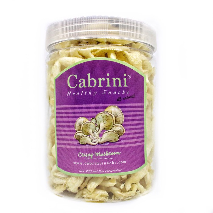 

Cabrini Healthy Snack Crispy Mushroom Premium ( 800 ml ) Keripik Jamur Tiram