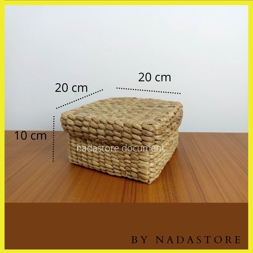 Box Enceng Gondok  / Keranjang Enceng / Parcel / kotak Hantaran / Hampers / Keranjang Parcel / Keranjang Anyaman