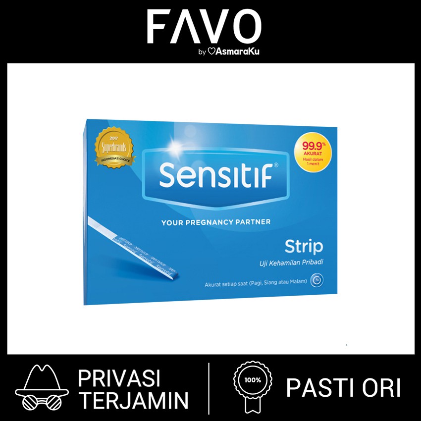 Test Pack Sensitif Strip Alat Uji Kehamilan - 1 Pcs