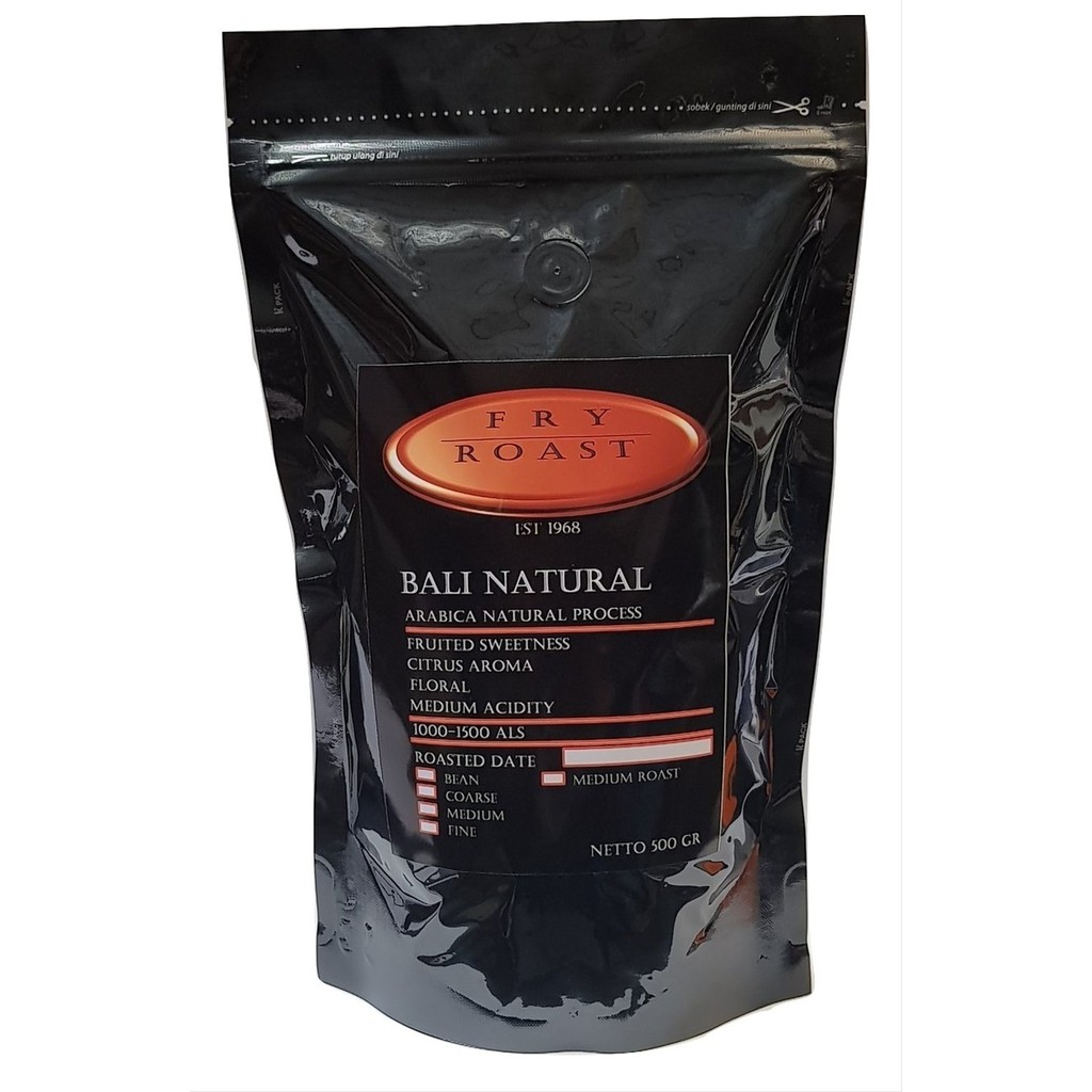 

KOPI ARABIKA BALI KINTAMANI NATURAL 500 GR BIJI DAN BUBUK Best Quality