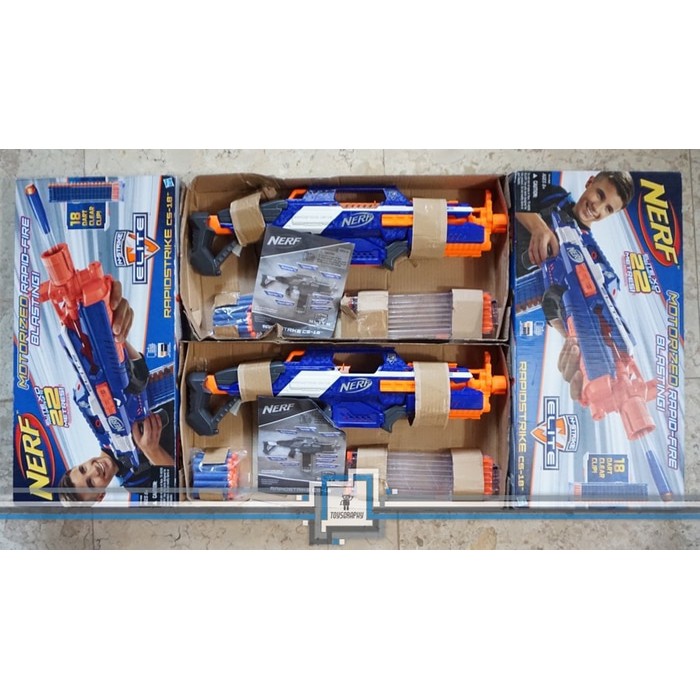 NERF Elite - RAPIDSTRIKE CS-18 Automatic - Ex Display MURAH & GARANSI