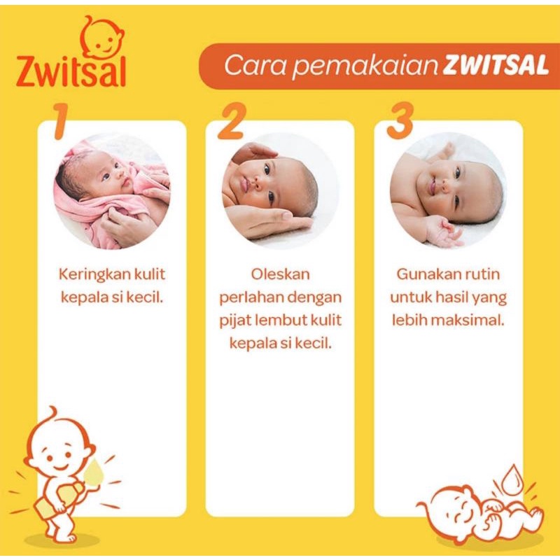 ZWITSAL Natural Baby Hair Lotion Aloe Vera, Kemiri &amp; Seledri 100ml Twin Pack