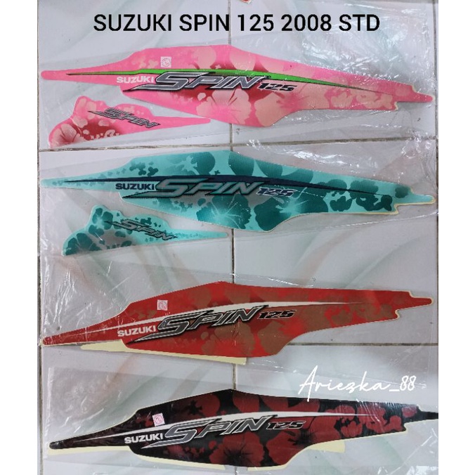 Striping suzuki spin 125 2008 STD Ruji | lis bodi motor spin 2008