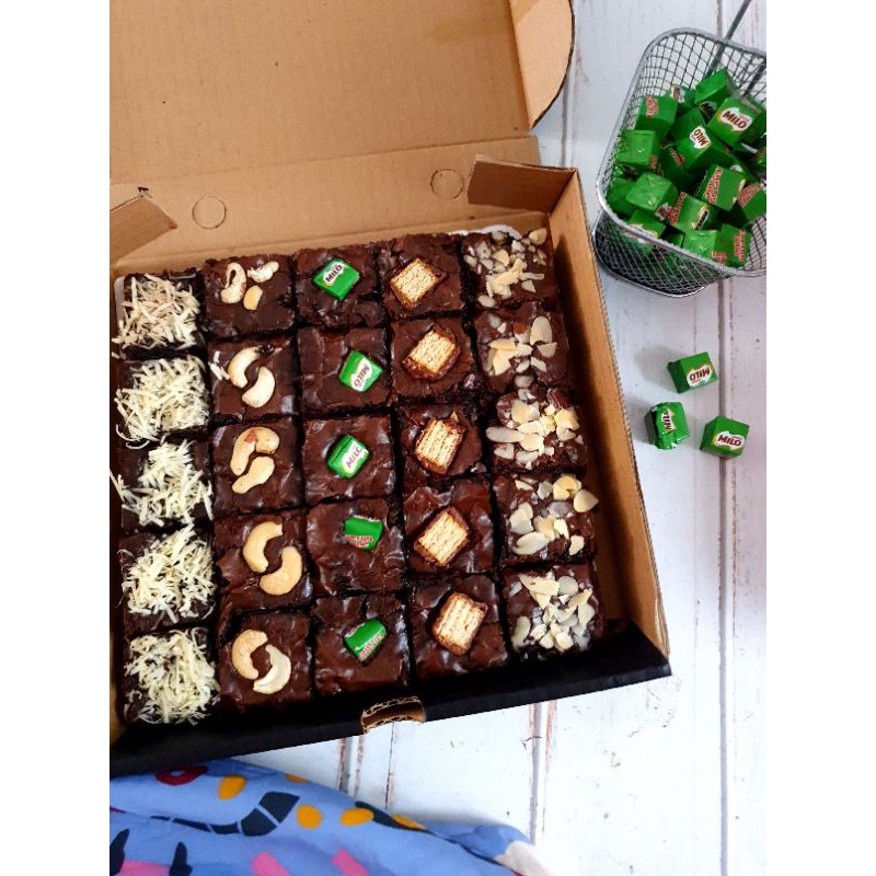 

Brownies Sekat/Brownies Panggang