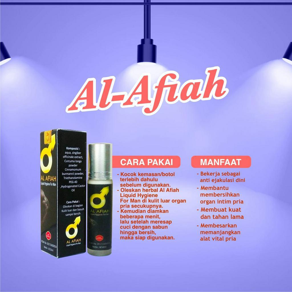 Privasi Aman - Al Afiah Original Herbal Oles Pria Kuat Tahan Lama BPOM