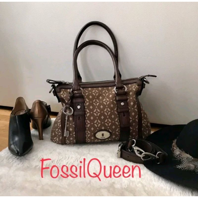 Tas Fossil Original Preloved Ori Satchel Selempang