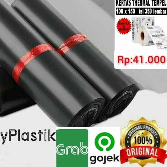 

Plastik Polymailer HD 35x50 isi (100pcs) - Hitam Dove