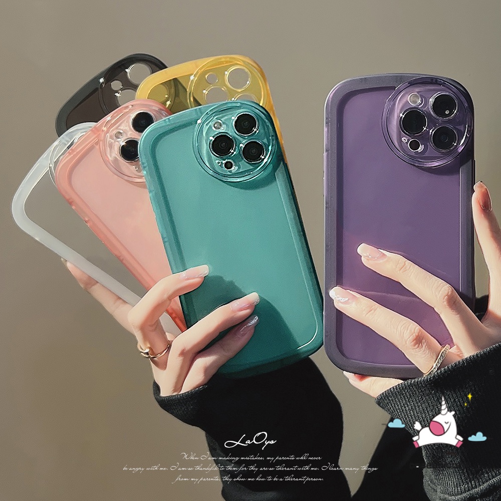 Casing Vivo Y20 Y11 Y15s Y21 2021 Y33S Y12 Y15 Y51 Y31 Y51A Y53s Y91 Y91C Y17 Y12i Y20i Y15A Y01 Y20S G Y21S Y33T Y21A Y21E Y21T T21A Y1S Airbag Macaron Color Case Soft TPU Cover