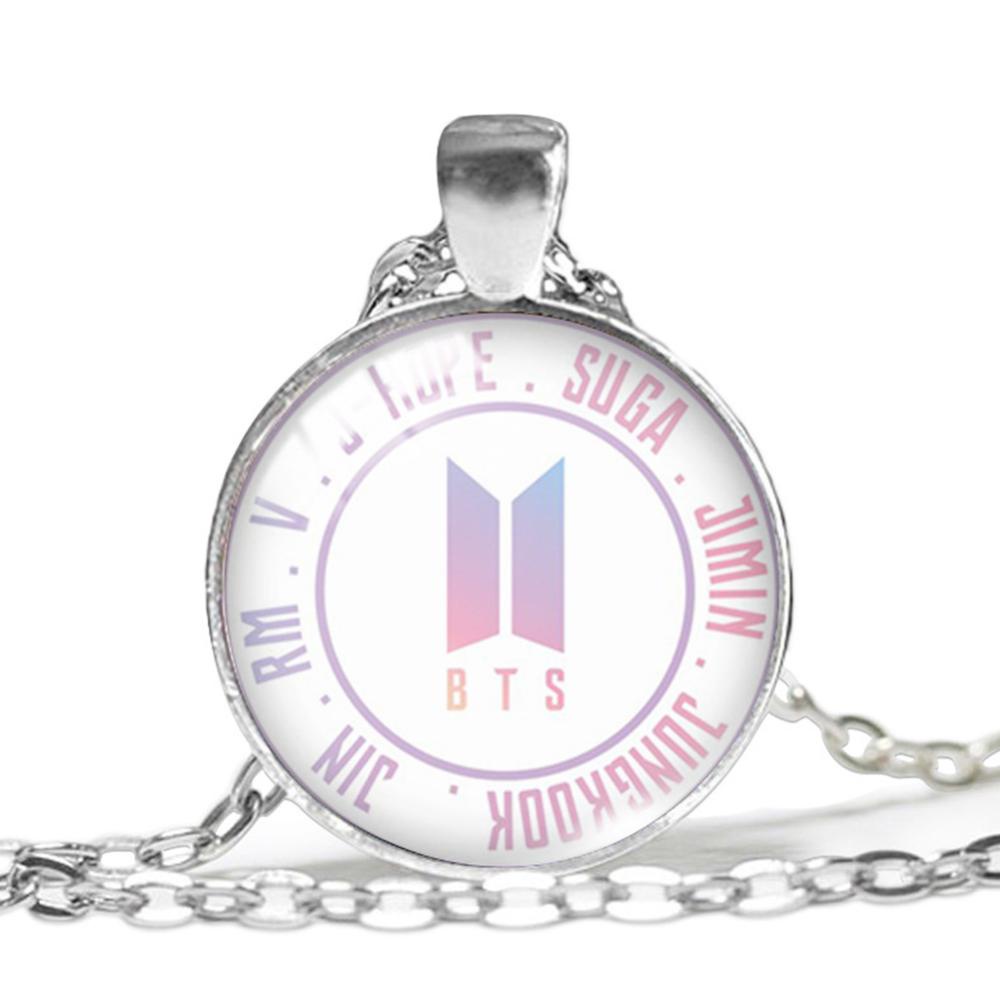 Timekey Kalung Rantai Alloy Liontin KPOP Bangtan Boys BTS Untuk Pria / Wanita E3J4