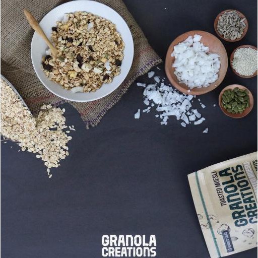 

Granola Creation 480gr - Tropical fruit & Nuts