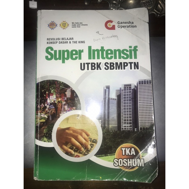 PRELOVED BUKU SUPER INTENSIF UTBK 2019 GANESHA OPERATION
