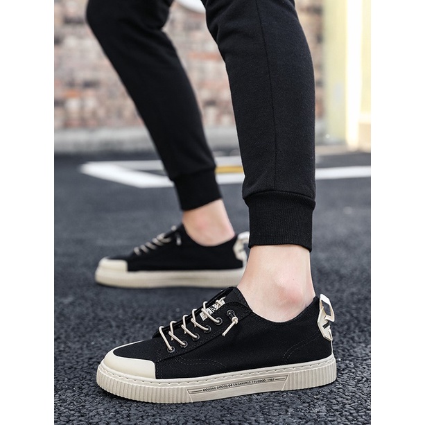 Nomad Sepatu Slip On Design Tali Fashion Impor Nyaman Keren Casual Shoes ConveneE S04