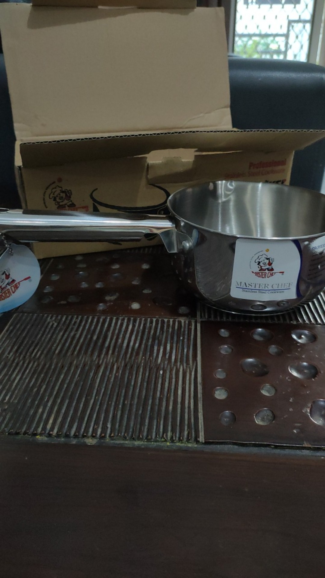 Master Chef Milk Pot 14 Cm Professional Series Panci Stainless Steel