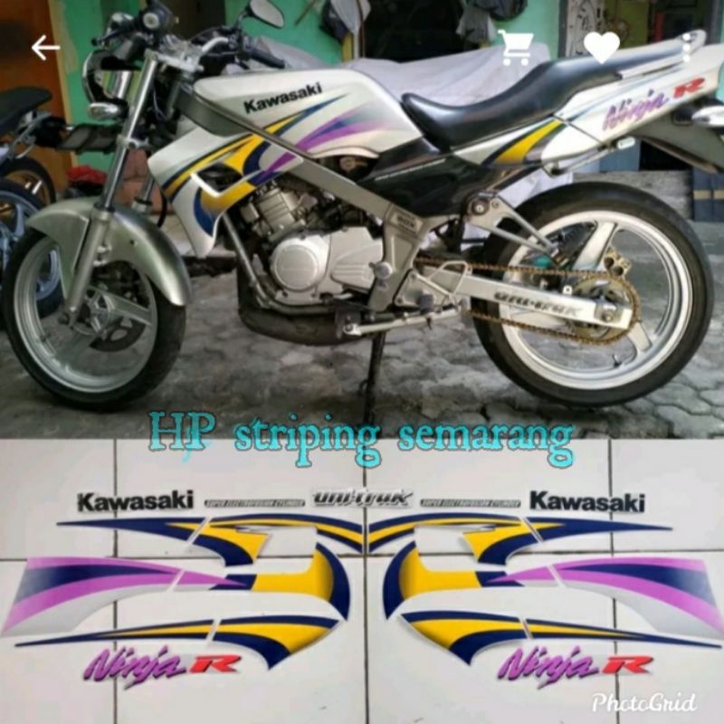 Striping Ninja R kis th 2003 Silver