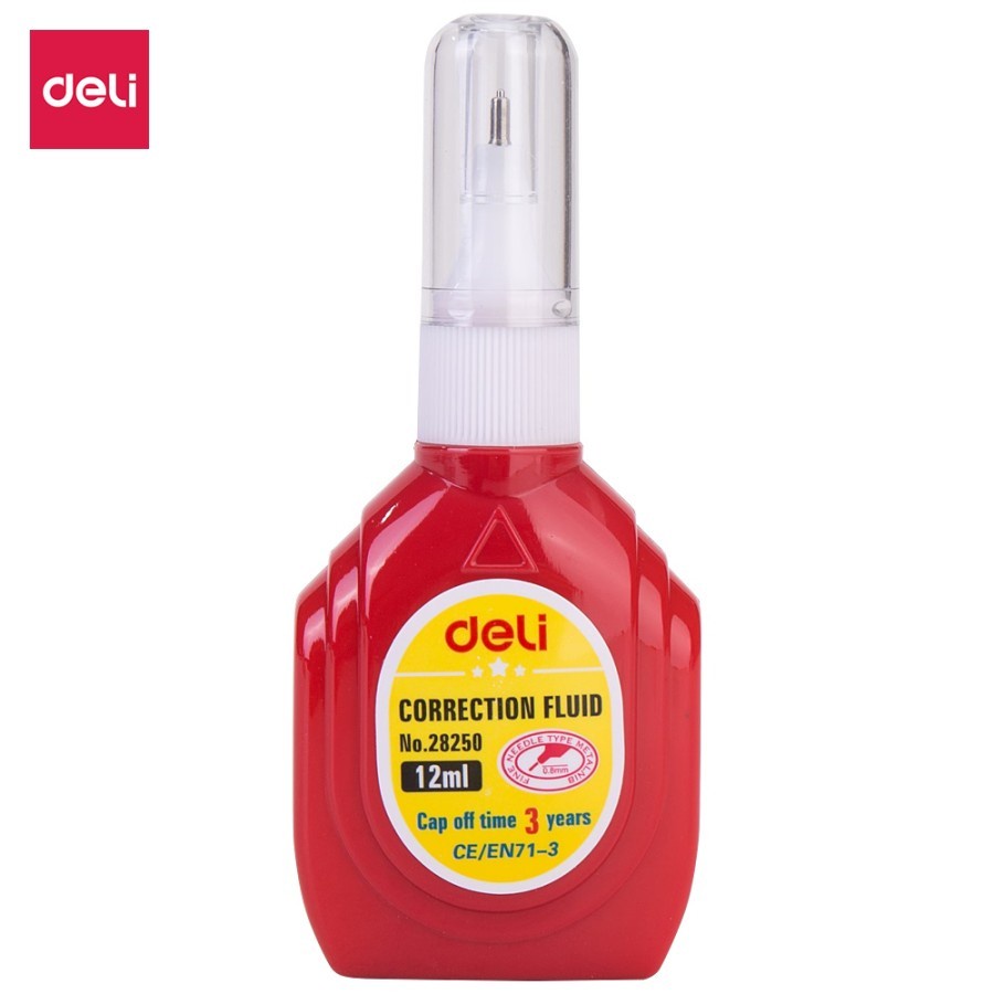 

Deli | Tip Ex Cair (Correction Tape) | 12 ml | W28250