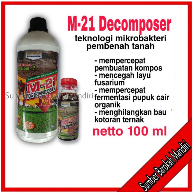 M21 DECOMPOSER dekomposer probiotik pembuat kompos lebih cepat