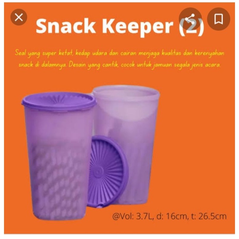 snack keeper ungu