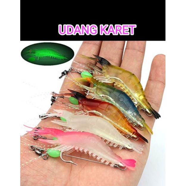 umpan sof lure udang karet 5cm