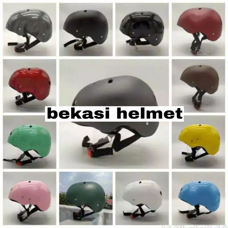 Jual Helm Sepeda Dewasa Polos Sepeda Lipat Bmx Model Batok Helm Murah