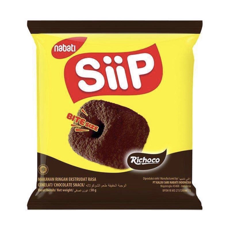 

Nabati Sipp Coklat Snack 50gr