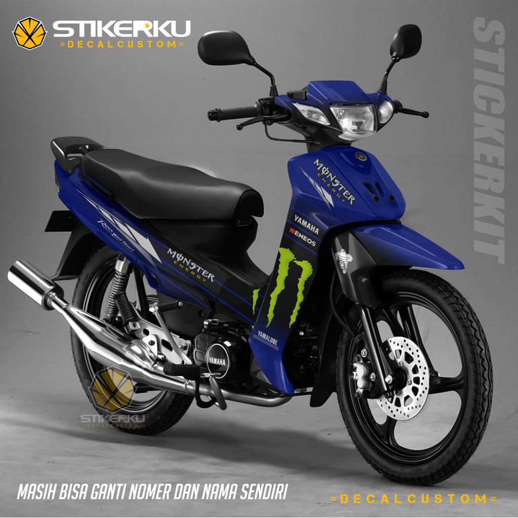 DECAL YAMAHA FIZ R STICKER STRIPING FULLBODY DESIGN CUSTOM