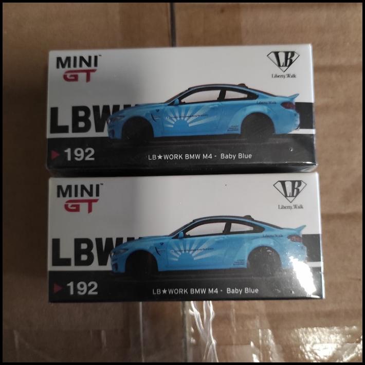 Mini Gt 192 Lb Works Bmw M4 Baby Blue