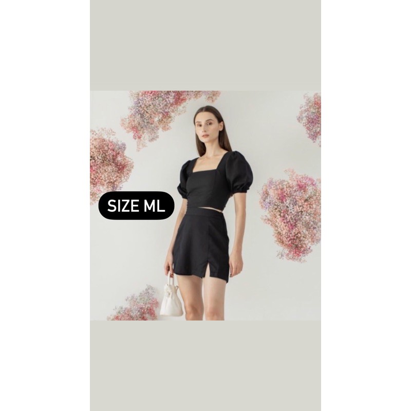 oudre clothing sunmi set black ML