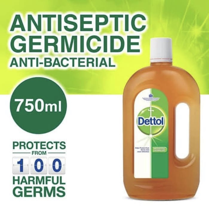 Dettol Antiseptic Liquid 750ml Cairan Antiseptik Disinfektan 750 ml