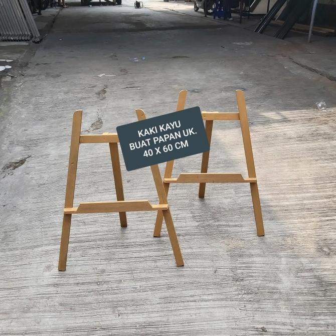 

Office & Stationery | Alat Tulis | Kaki Kayu Segitiga White Board/Papan Tulis | Best Seller