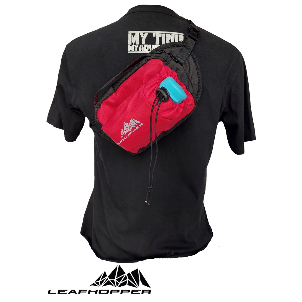 Waistbag Botol Minum Tas Pinggang Olahraga LEAFHOPPER Slingbag