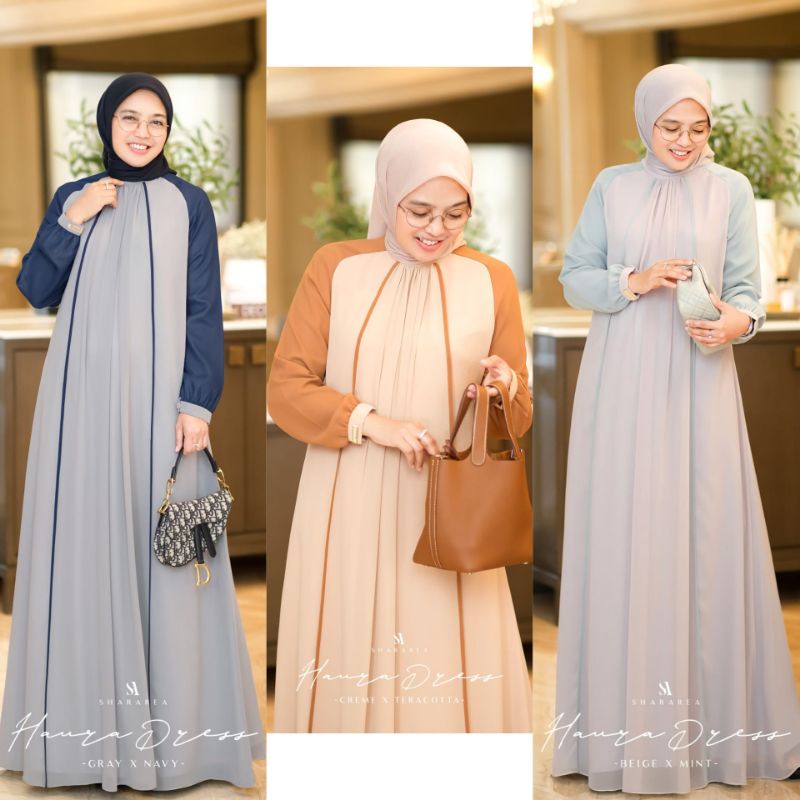 HAURA DRESS BY SHARAREA