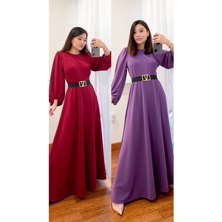 Vanesha Margaretta - 674# Samantha Maxi Dress Scuba