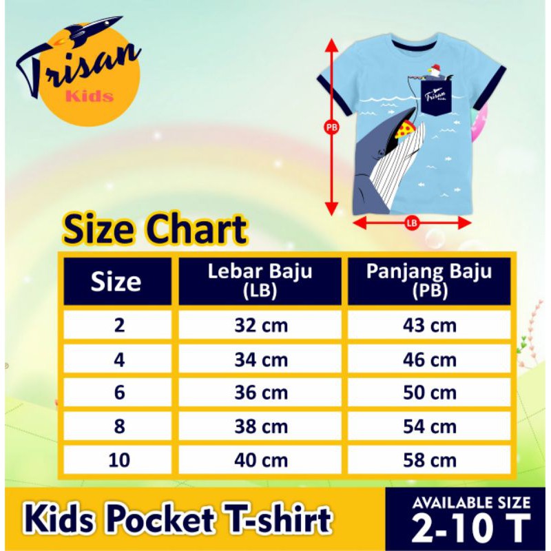 Baju Kaos Anak Laki Laki Cowok Karakter Animal pocket 2-10