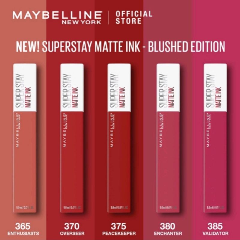 maybelline lipstik superstay matte ink [tokoyasmin93]