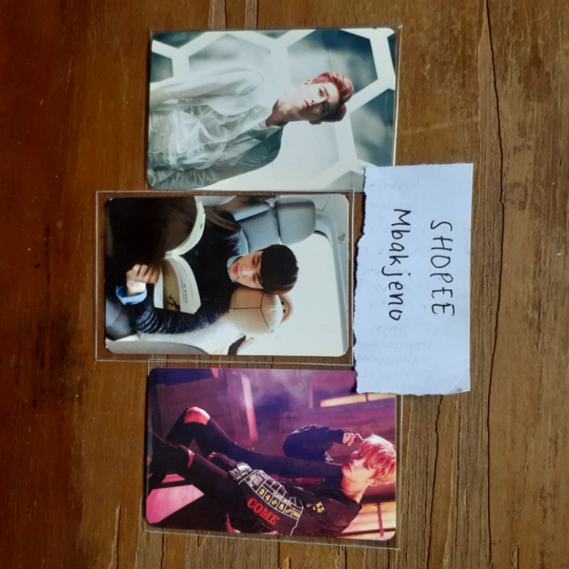 PC PHOTOCARD CHANYEOL CY SUHO EXO COMING OVER LAY LMR OFFICIAL