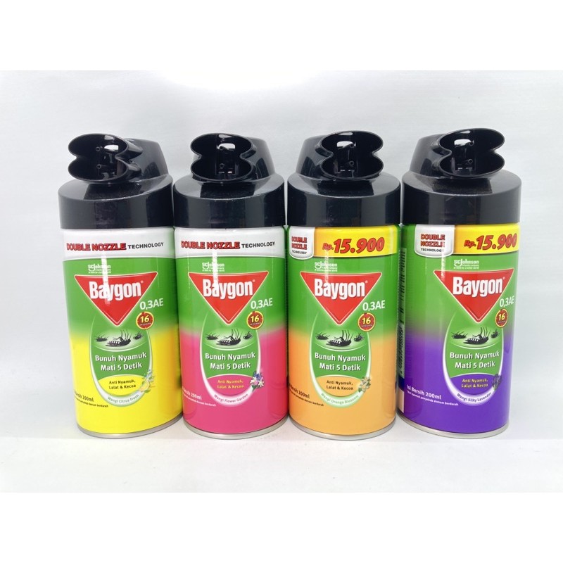 Baygon AEROSOL 200ml [KHUSUS PULAU JAWA] All Varian
