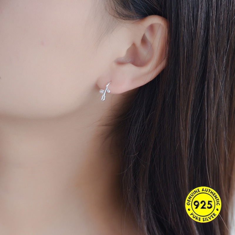 Anting Tusuk Sterling Silver 925 Gaya Korea Untuk Wanita