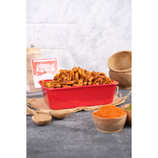 

Makaroni Nyam! Cemilan Makaroni Goreng Toples