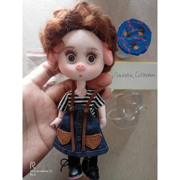 Boneka Babi pig Keberuntungan OB11