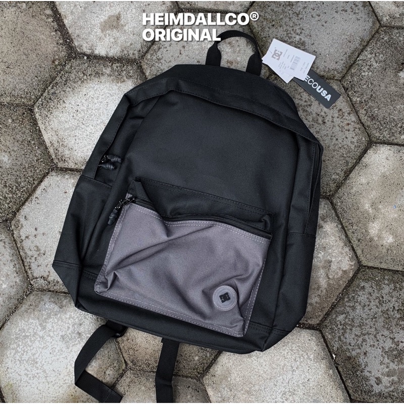 DC SHOES NICKEL BACKPACK BLACK DARK SHADOW ORIGINAL