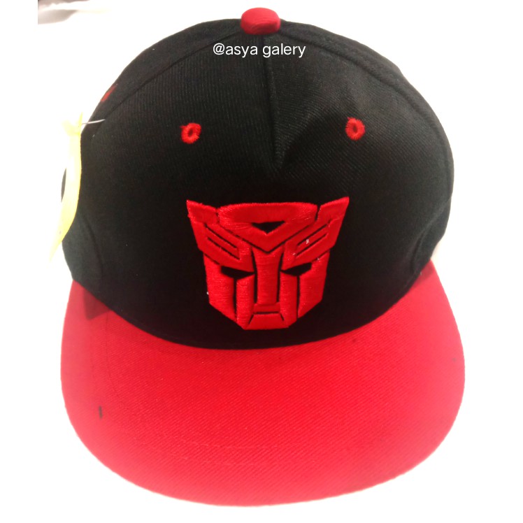 TOPI ANAK SNAPBACK KARAKTER BORDIR BATMAN /TOPI SPIDERMAN/TOPI TRANSFORMER/ TOPI TOPI FREE FIRE-5