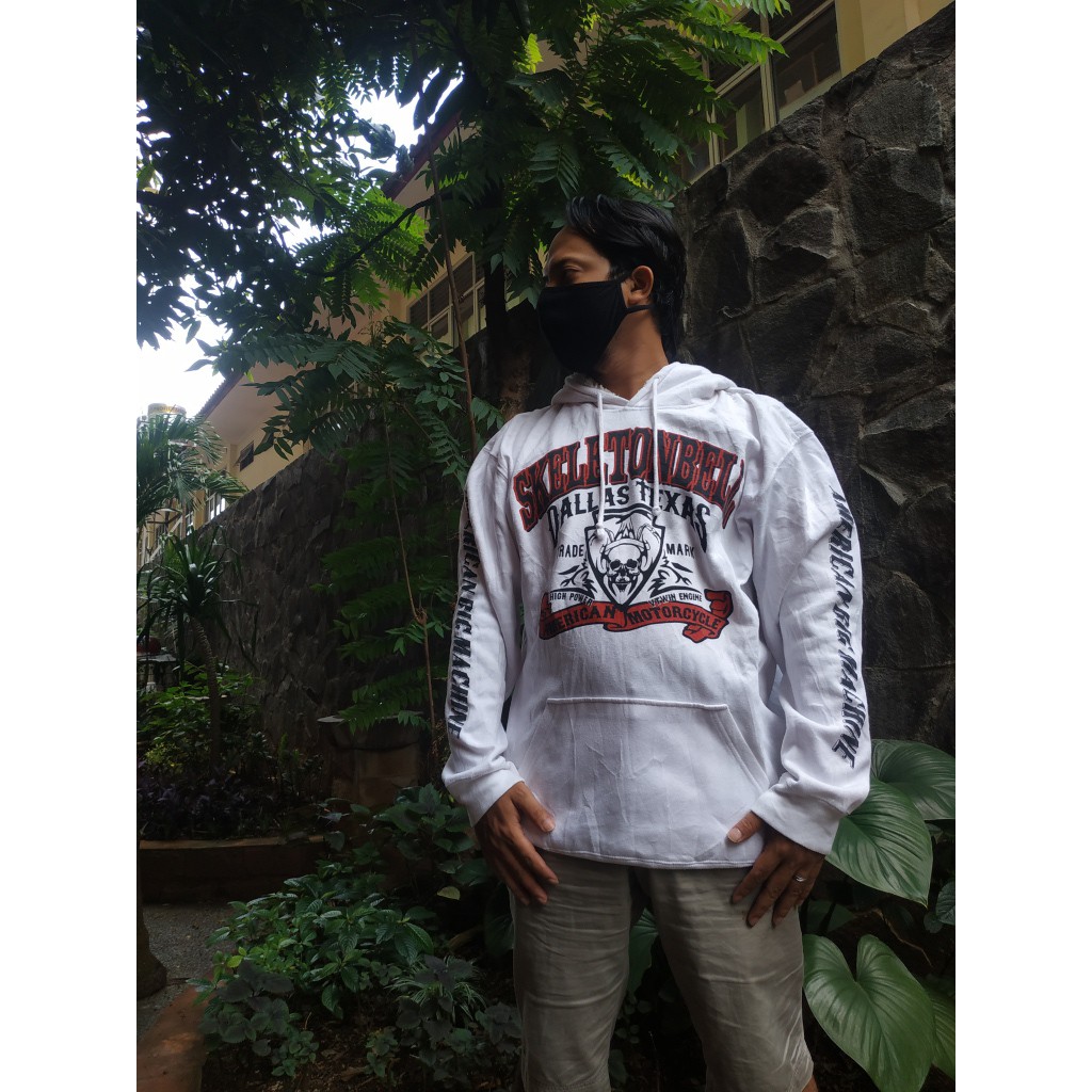 Jaket Original Second Skeleton Bell American Motorcycle by Loch Heaven Type Hoodie Size XL