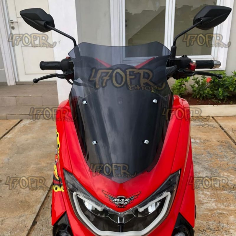 Visor windshield Nmax OLD sporty ocito Z2 . Visor Nmax new sporty Ocito Z2. Visor Nmax Ocito tebal 4