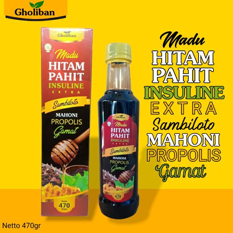 

MADU PAHIT INSULINE GHOLIBAN 470GR ( POM TR.NO.203699301 )