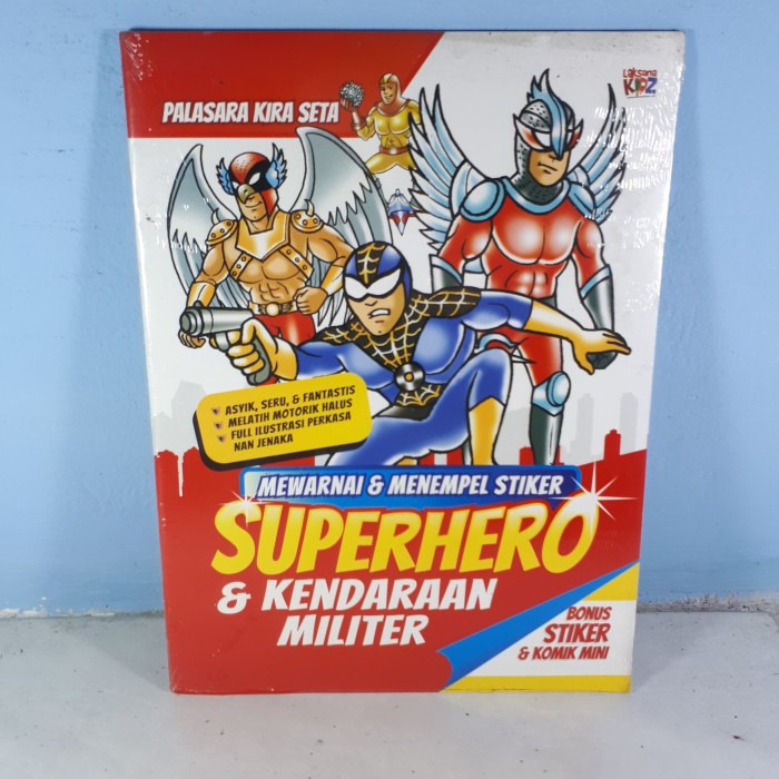 

MENARNAI & MENEMPEL STIKER SUPERHERO & KENDARAAN MILITER