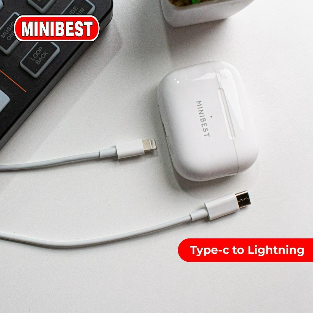 [MB] Kabel Fast charging type C to lightning USB-C Cable Earphone TWS Support PD Quick Charge