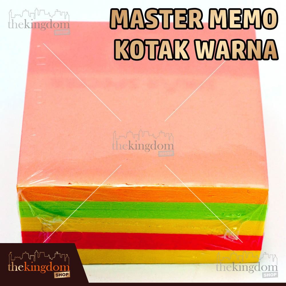 

Master Memo Kotak Warna / Kertas / Notes